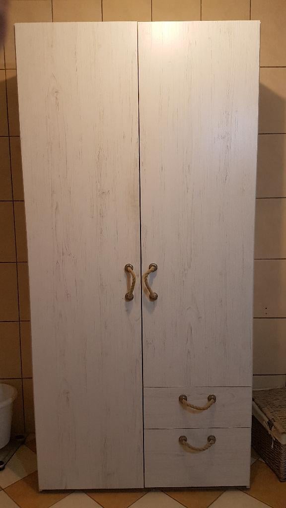 Kledingkast, Gebruikt, 100 tot 150 cm, 150 tot 200 cm, Overige houtsoorten