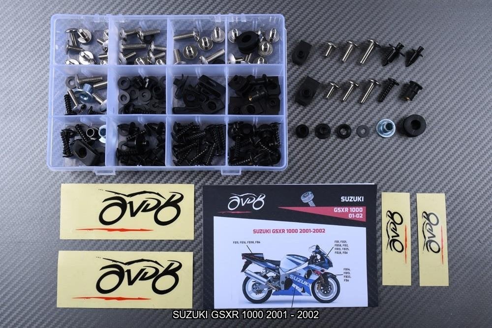 Kuip bouten set voor SUZUKI GSXR 1000 2001 - 2002, Verzenden, Nieuw