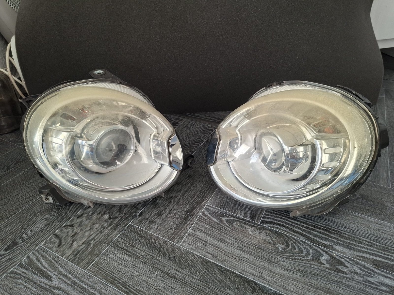 Fiat 500 Xenon Koplampen Set (Links & Rechts), Ophalen, Gebruikt, Fiat