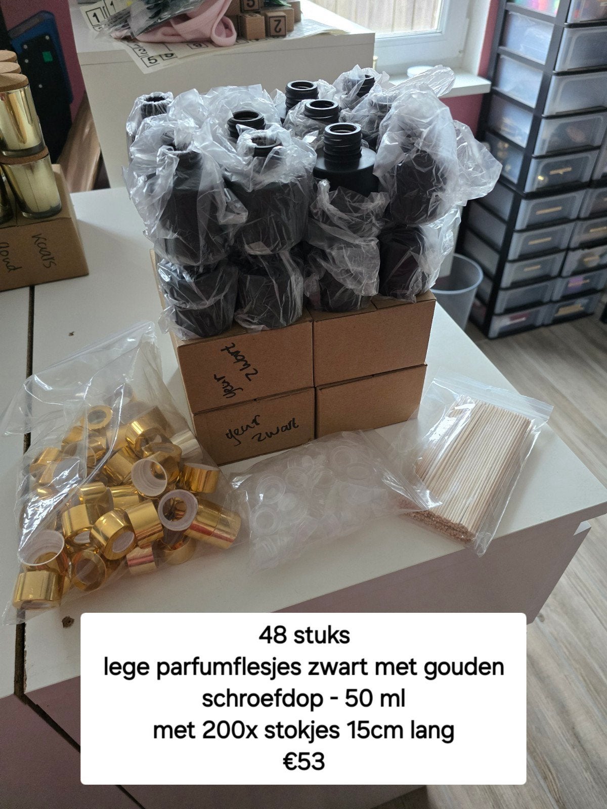 Partij lege parfumflesjes, Ophalen of Verzenden, Nieuw, Overige typen, Overige