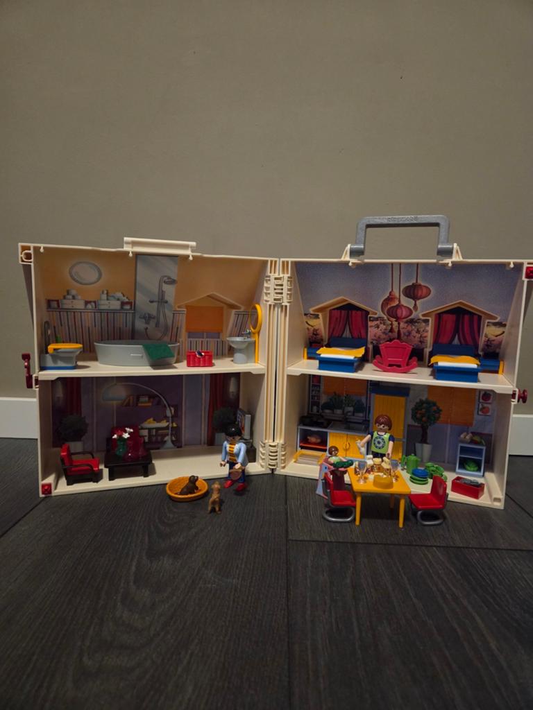 Playmobil 5167 meeneem poppenhuis, Kinderen en Baby's, Speelgoed | Playmobil, Ophalen of Verzenden, Zo goed als nieuw, Complete set