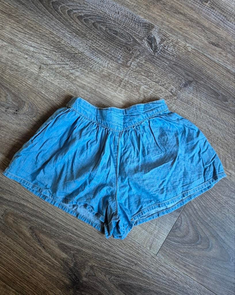 Korte broek shorts dunne denim look 122 128 blauw, Kinderen en Baby's, Kinderkleding | Maat 122, Ophalen of Verzenden, Nieuw, Meisje
