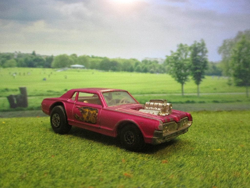 1/43 1967 Mercury Cougar Dragster Matchbox Speed Kings K-21, Hobby en Vrije tijd, Modelauto's | 1:43, Ophalen of Verzenden, Gebruikt