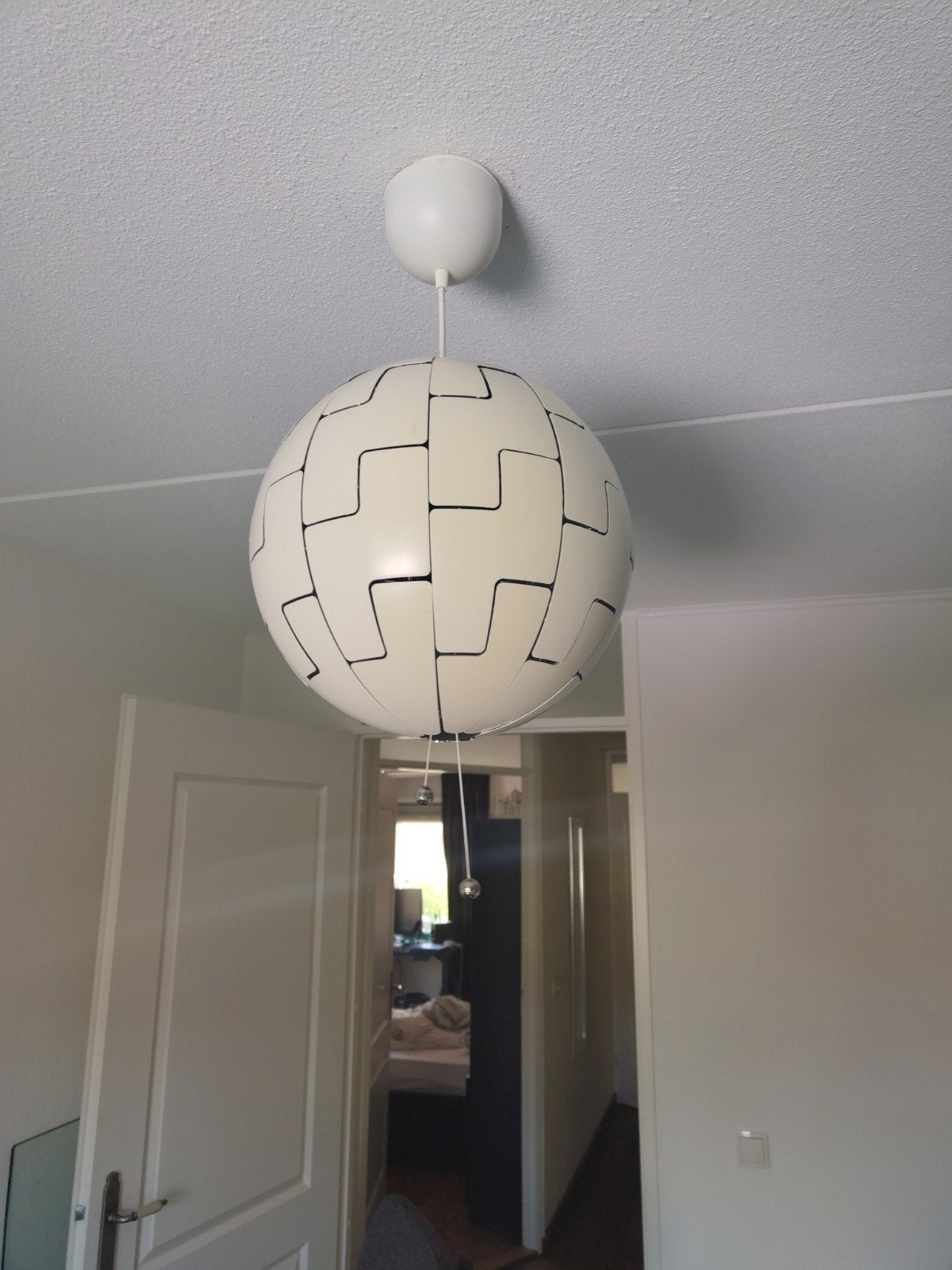 IKEA PS 2014 Hanglamp - Wit, Verstelbaar, Huis en Inrichting, Lampen | Hanglampen, Gebruikt, Modern, Scandinavisch, Speels, Metaal