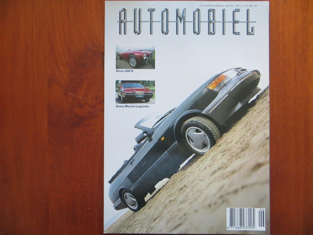 Het Automobiel 6 2001 Saab 900 Cabriolet, Siata 208 S, Boeken, Ophalen of Verzenden, Nieuw, Overige merken