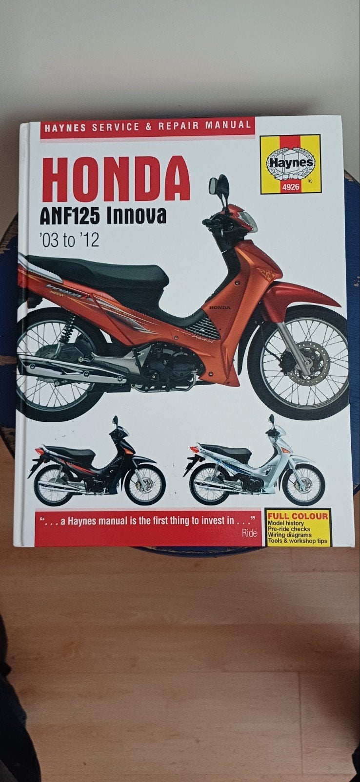 Honda  ANF 125 Innova  2003 / 2012, Ophalen of Verzenden, Honda