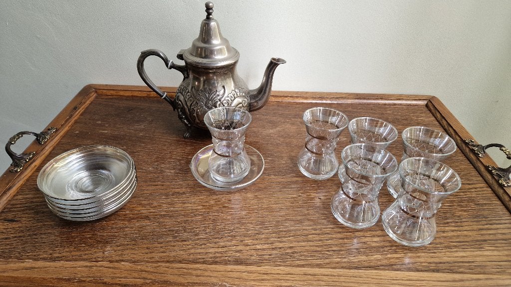 Theeservies, Ophalen, Glas of Glazen, Overige stijlen, Glas
