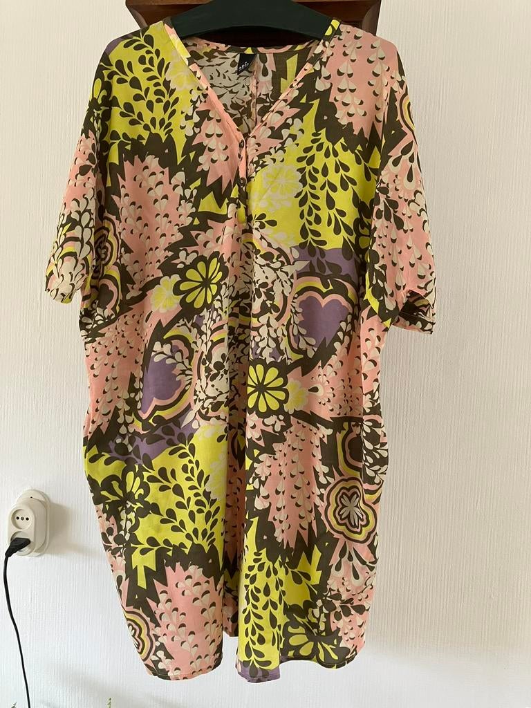 Adia Fashion lange katoenen blouse mt 46/48 izgs, Kleding | Dames, Grote Maten, Ophalen of Verzenden, Gedragen, Blouse of Tuniek