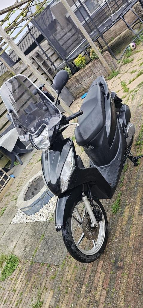 Honda Vision 50cc Scooter - Zwart, Goede Staat, Ophalen, Honda, Gebruikt, Maximaal 45 km/u