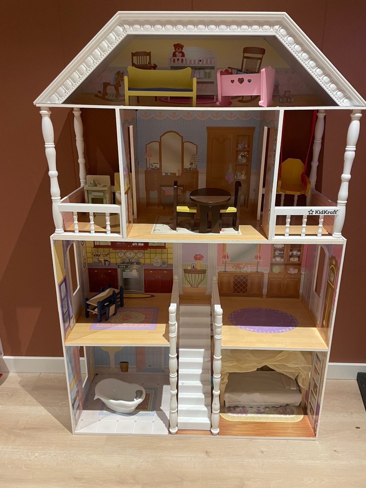 Poppenhuis Kidkraft, Ophalen, Zo goed als nieuw, Poppenhuis