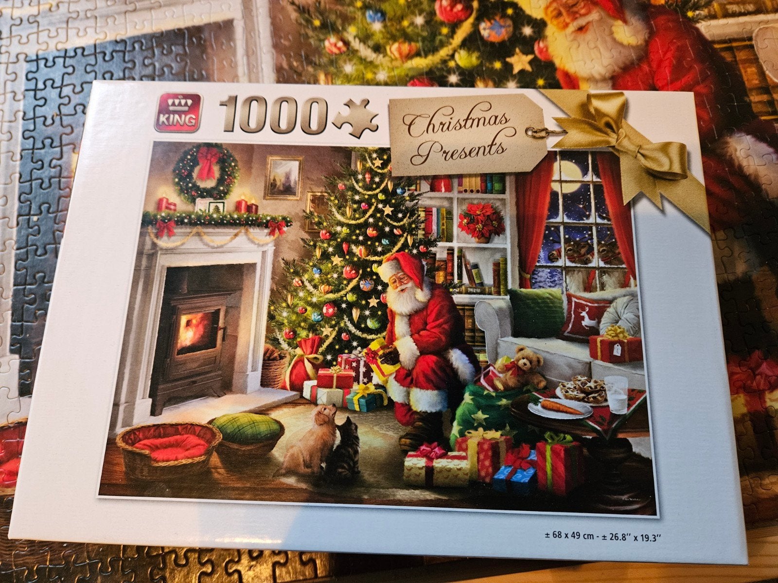 Puzzel king 1000 stukjes, Ophalen of Verzenden, 500 t/m 1500 stukjes, Zo goed als nieuw