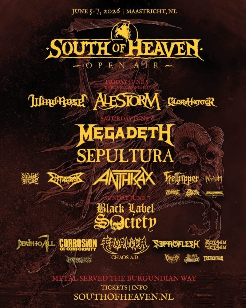 Search for  2 South of heaven tickets Saturday, Twee personen, Hard Rock of Metal