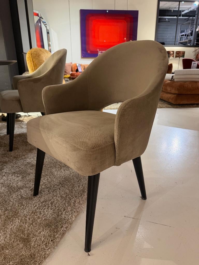 Eetstoel velvet/velour, Twee, Overige kleuren, Nieuw, Ophalen of Verzenden