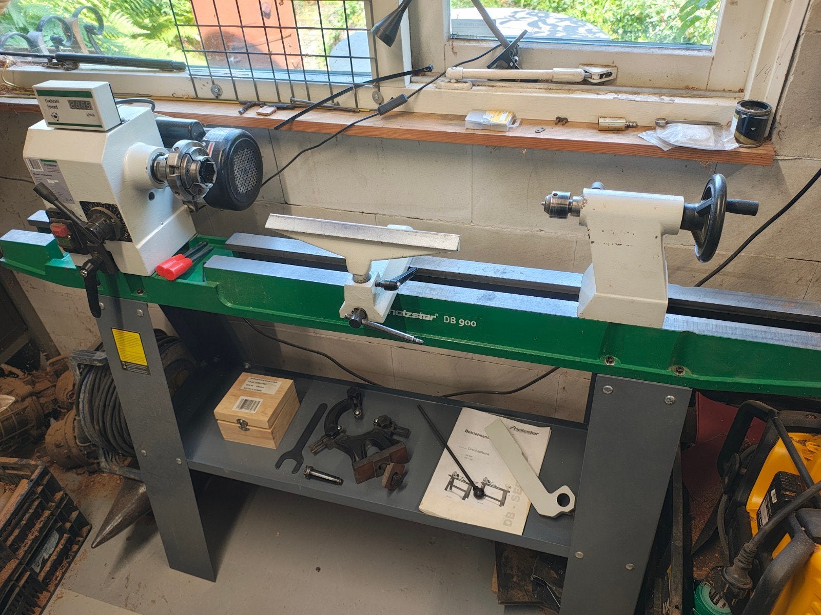 Holzstar DB 900 Houtdraaibank - Zo goed als nieuw, Ophalen, Zo goed als nieuw, Houtdraaibank, 500 tot 1000 mm