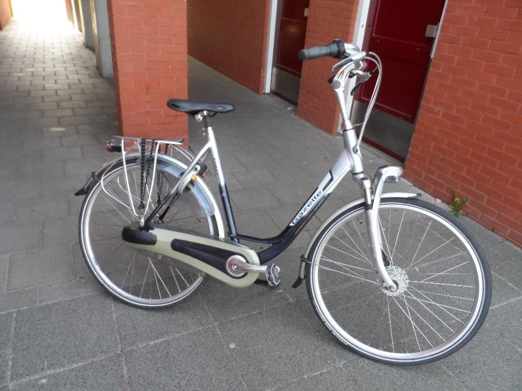 gazelle  orange  plus  57  cm., Ophalen, Versnellingen, 56 cm of meer, Zo goed als nieuw
