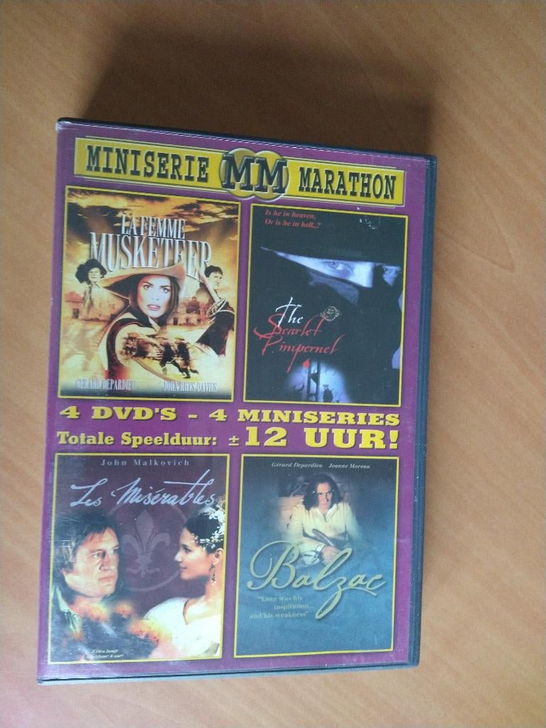 4-DVD Miniserie MM Marathon - Gerard Depardieu ea, Alle leeftijden, Ophalen of Verzenden, Zo goed als nieuw, Oorlog
