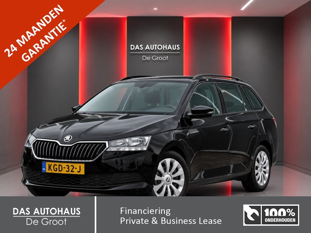 Skoda Fabia Combi 1.0 MPI Ambition | Carplay | Climate | Cru, Auto's, Skoda, Keurmerk '100% Onderhouden', 12 maanden, Stof, Gebruikt