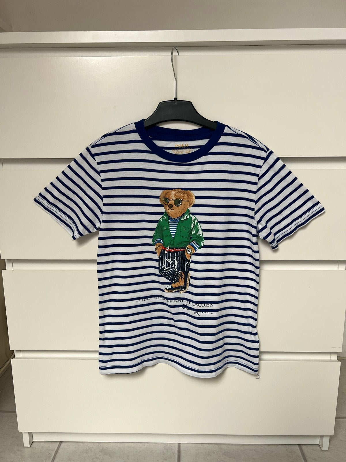 Polo Ralph Lauren T-shirt Maat 140 - Origineel & Nette Staat, Kinderen en Baby's, Ophalen of Verzenden, Zo goed als nieuw, Jongen of Meisje