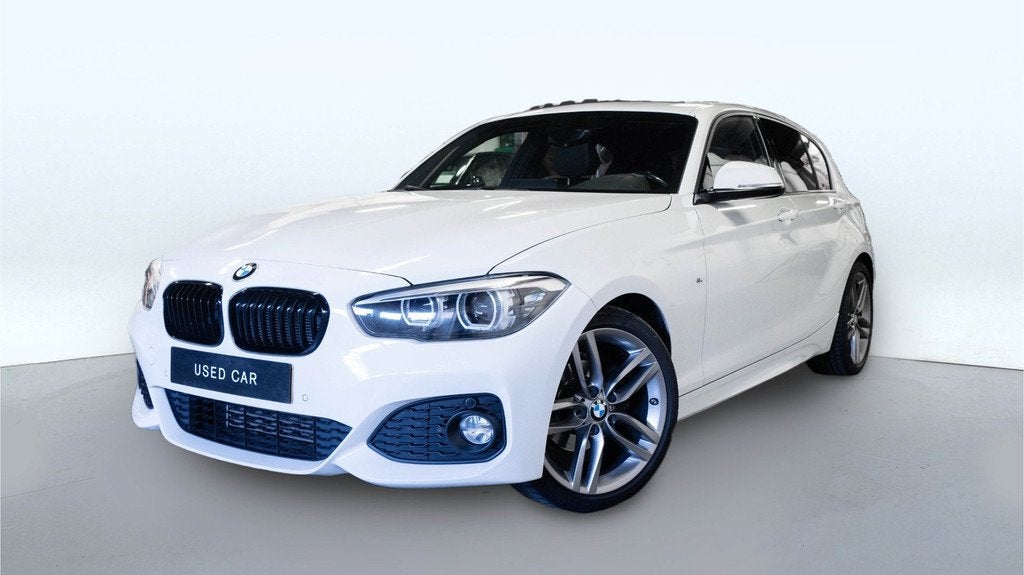 BMW 1-serie 118i Executive M-Sport Shadow|PANO|Memory|Dealer, Auto's, BMW, Gebruikt, Wit, Bedrijf, 650 kg