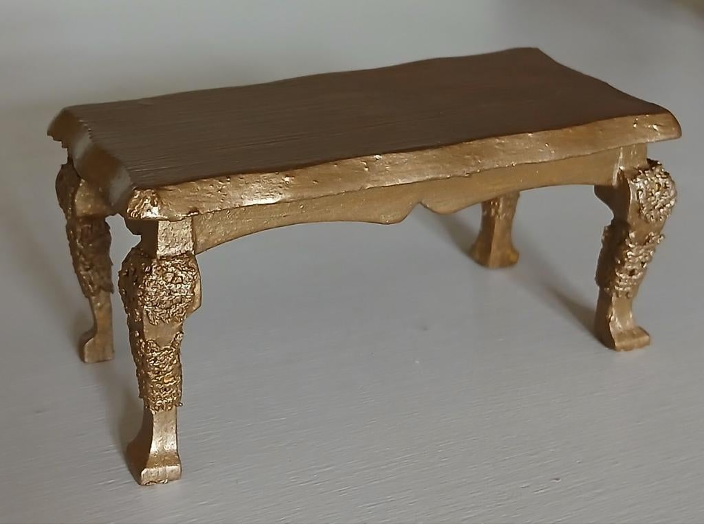 Miniatuur tafeltje 1:12, Ophalen of Verzenden, Zo goed als nieuw, Decoratie