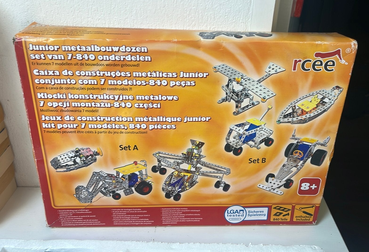 rcee metalen bouwset, Hobby en Vrije tijd, Modelbouw | Auto's en Voertuigen, Ophalen of Verzenden, Gebruikt, Groter dan 1:32, Overige merken