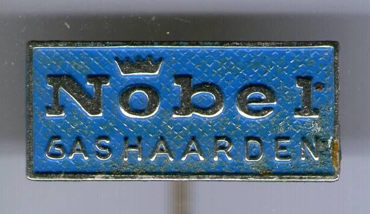Nobel gashaarden zilverkleurig speldje ( W_482a ), Verzenden, Nieuw, Merk, Speldje of Pin