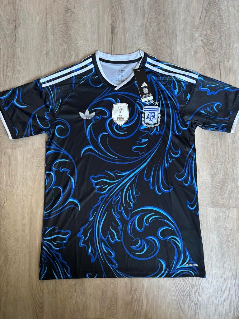 Argentinië WK 2026 Uitshirt - Maat M - Stijlvol Design, Kleding | Heren, Sportkleding, Zwart, Nieuw, Voetbal, Verzenden