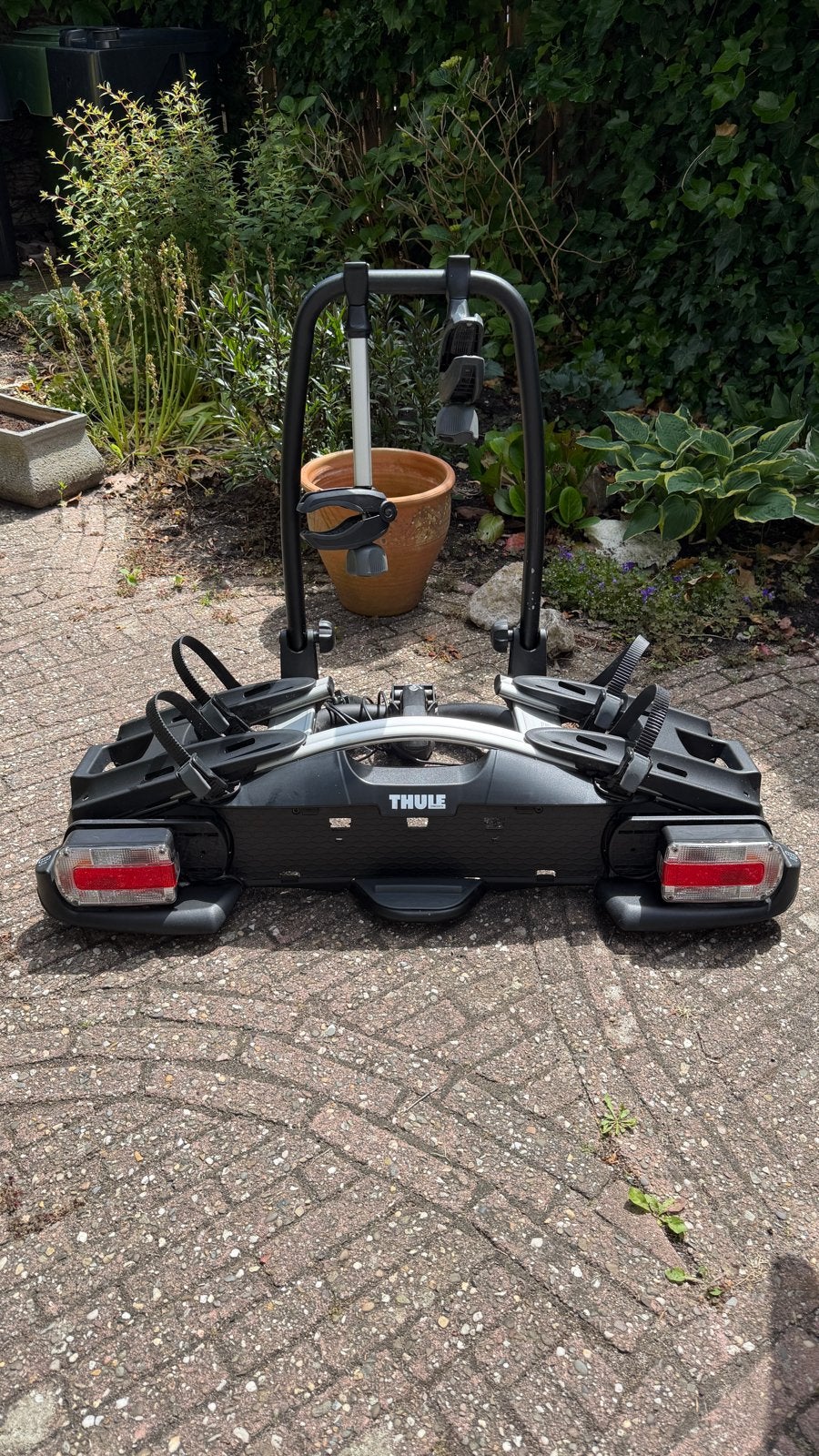Thule VeloCompact 925 fietsendrager voor 2 fietsen, 7-polig, Auto diversen, Fietsendragers, Ophalen, 2 fietsen, Gebruikt, Trekhaakdrager
