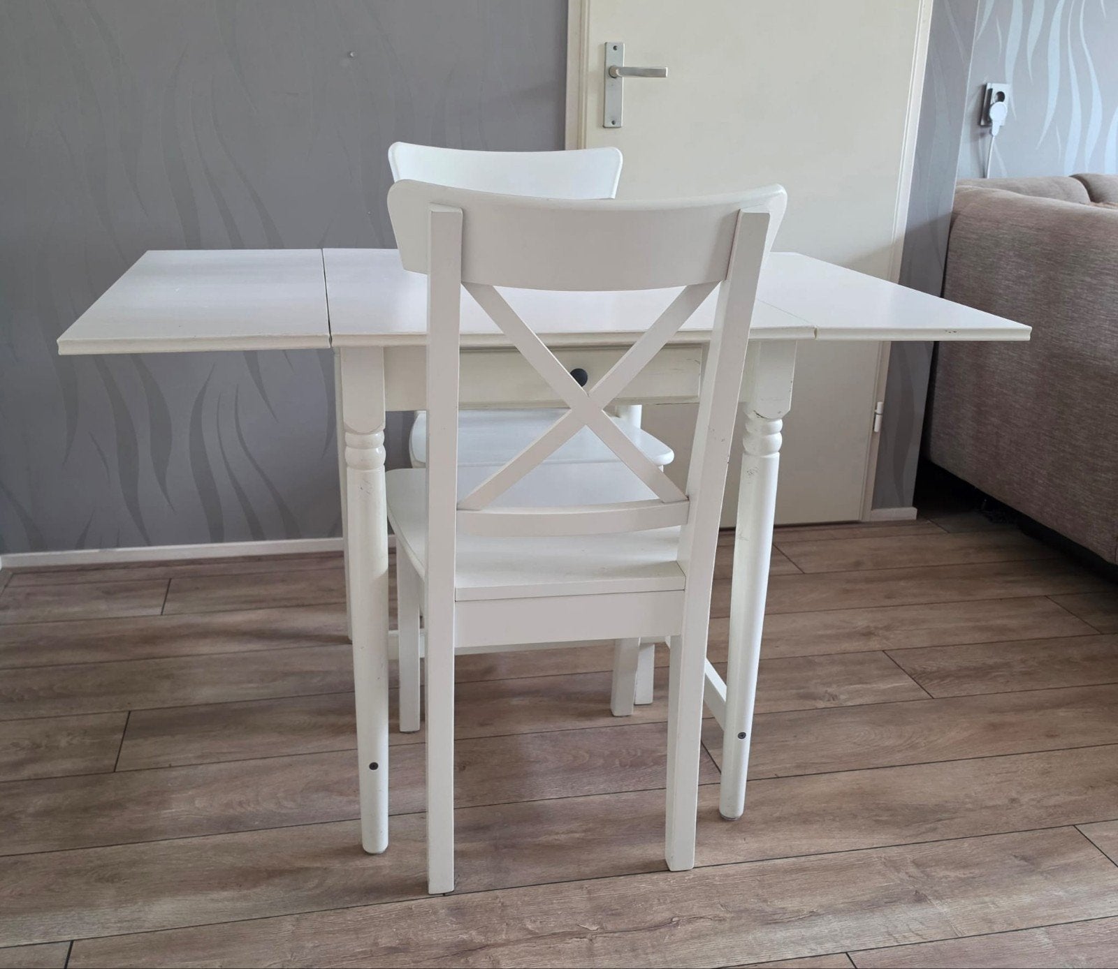 ikea ingatorp klaptafel, Ophalen, Rechthoekig, 50 tot 100 cm, 50 tot 100 cm