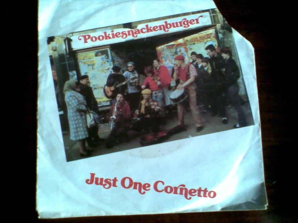 Single - Pookiesnackenburger - Just one cornetto, Ophalen of Verzenden, Zo goed als nieuw, Pop, Single