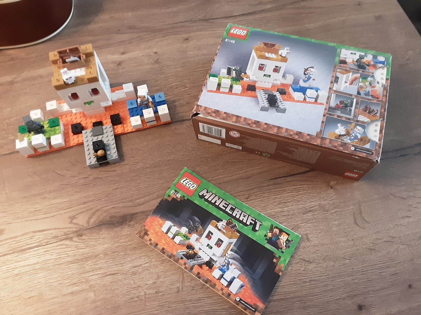LEGO Minecraft 21145 Het Schedelhuis, Gebruikt, Minecraft, Lego, Ophalen of Verzenden