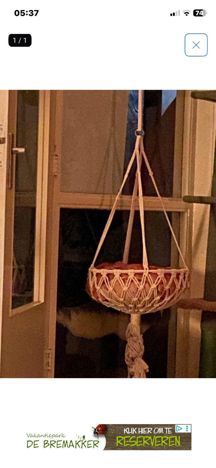 Hangmand katten nieuw, Ophalen of Verzenden, Zo goed als nieuw, Pluche