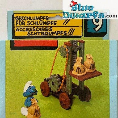Smurfen Heftruck set, Verzamelen, Smurfen, Nieuw, Huisje of Attribuut, Boerensmurf, Ophalen of Verzenden