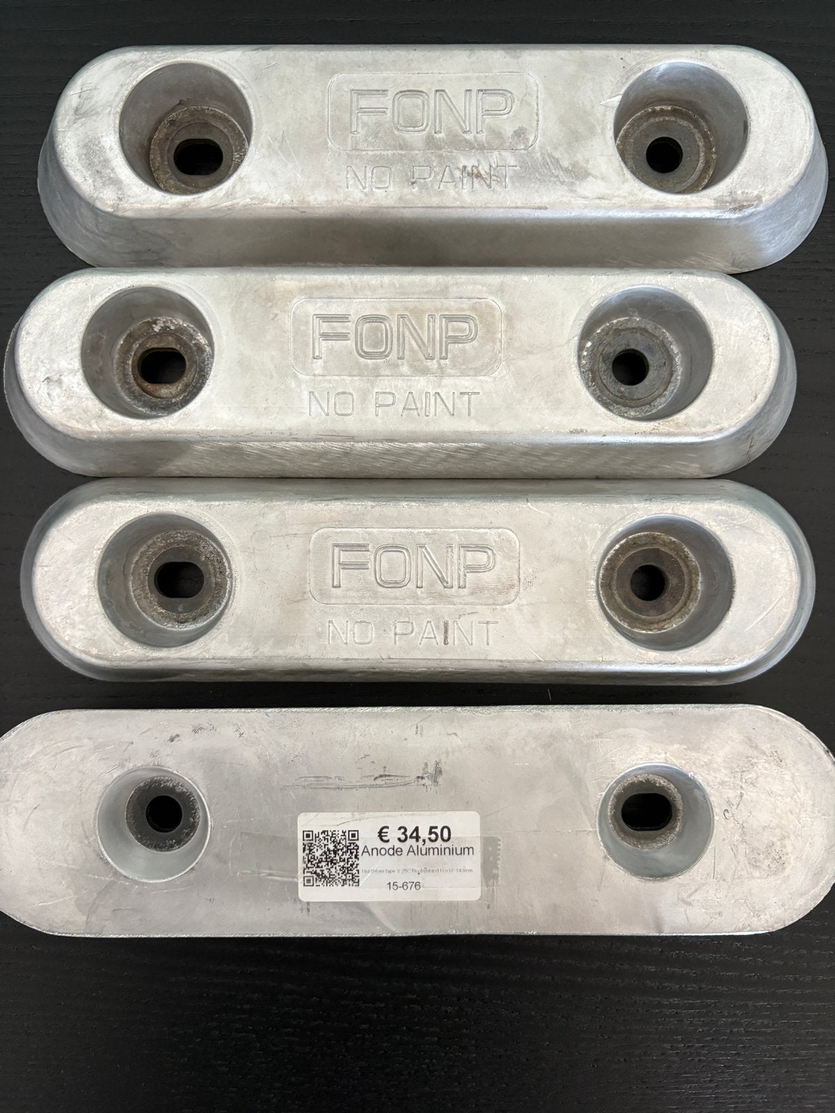FONO Anode Aluminium - Set van 4, Ophalen of Verzenden, Nieuw, Overige typen