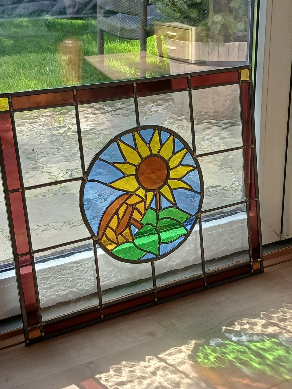 Glas in lood, Ophalen, Gevelraam of Ruit, Glas in lood, 120 tot 160 cm