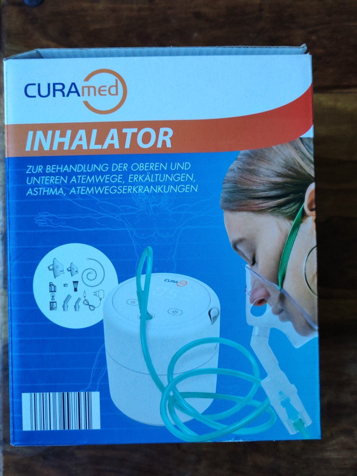 CURAMED Inhalator voor Ademwegbehandeling. Nooit gebruikt!, Ophalen of Verzenden, Nieuw, Overige typen