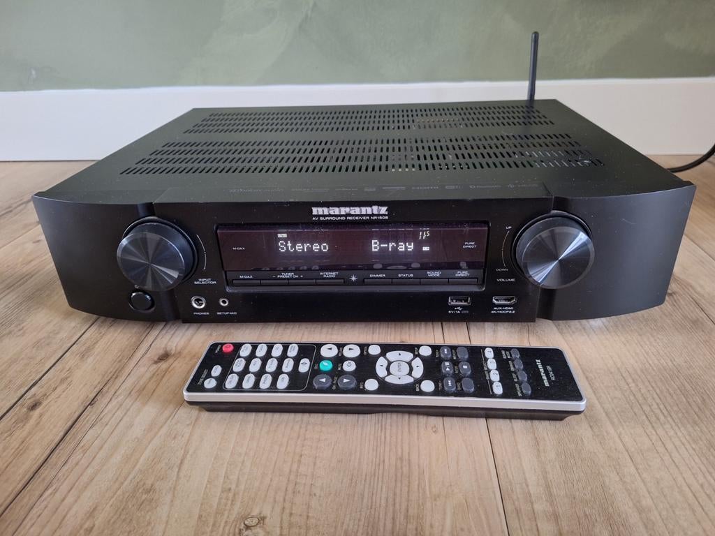 Marantz NR1508 | 5.2 AV Receiver (4K, HEOS, Spotify Connect), Marantz, Gebruikt, Ophalen of Verzenden, 120 watt of meer