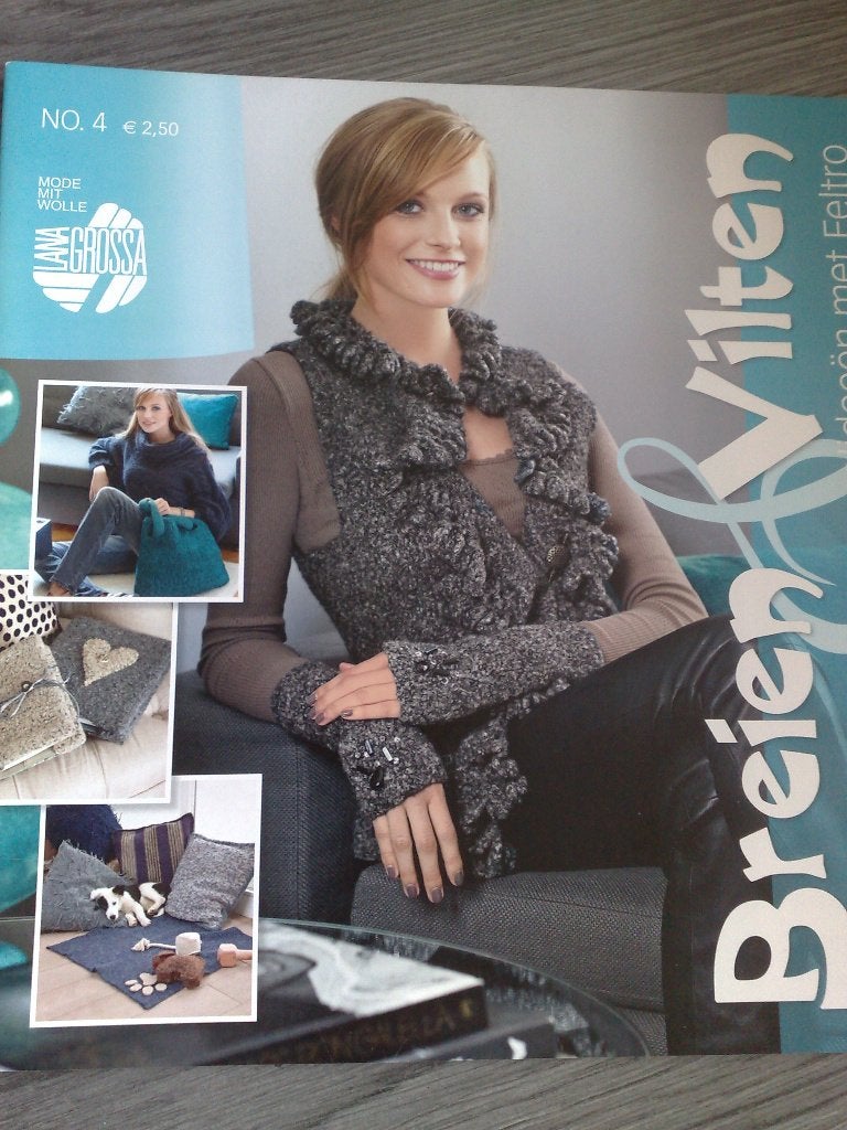 Lana Grossa special Filiatie mode met wolle nr. 4, Verzenden, Breien, Patroon of Boek