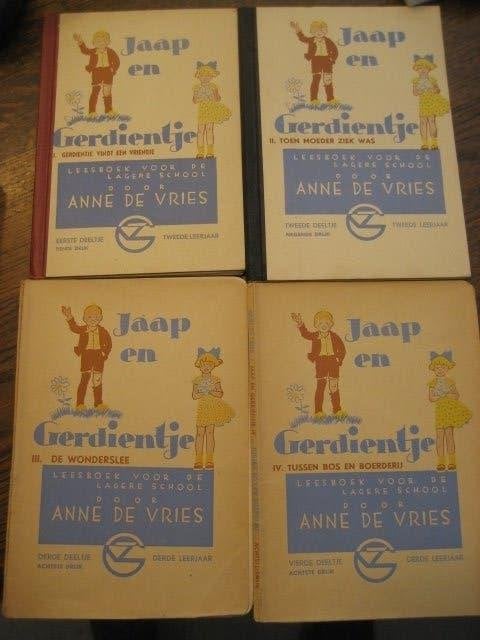 20 x anne de vries / jaap en gerdientje   enkele dubbele, Boeken, Kinderboeken | Jeugd | onder 10 jaar, Gelezen, Fictie algemeen
