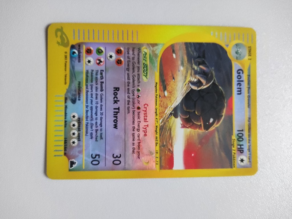 golem 148/144 reverse holo, Ophalen of Verzenden, Zo goed als nieuw