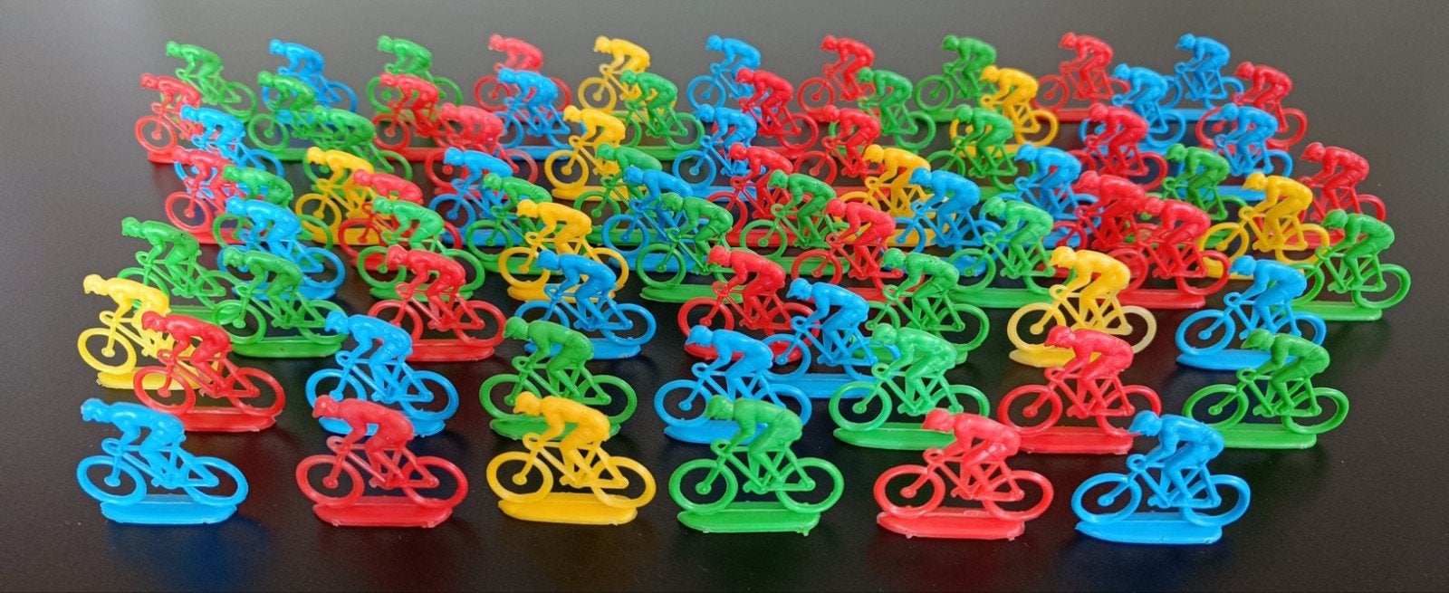 Oude speelgoed miniatuur wielrenners., Ophalen of Verzenden, Zo goed als nieuw