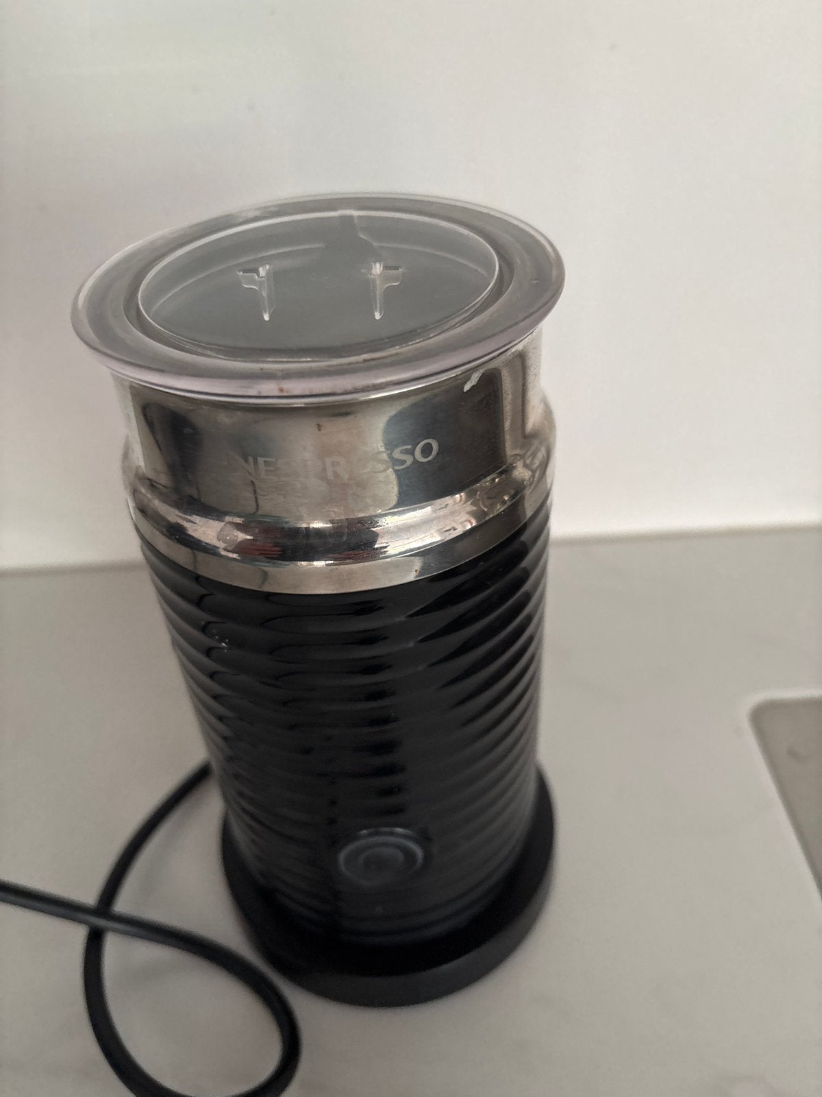 Nespresso Aeroccino 3 Melkopschuimer - Zwart, Witgoed en Apparatuur, Melkopschuimers, Ophalen of Verzenden, Zo goed als nieuw