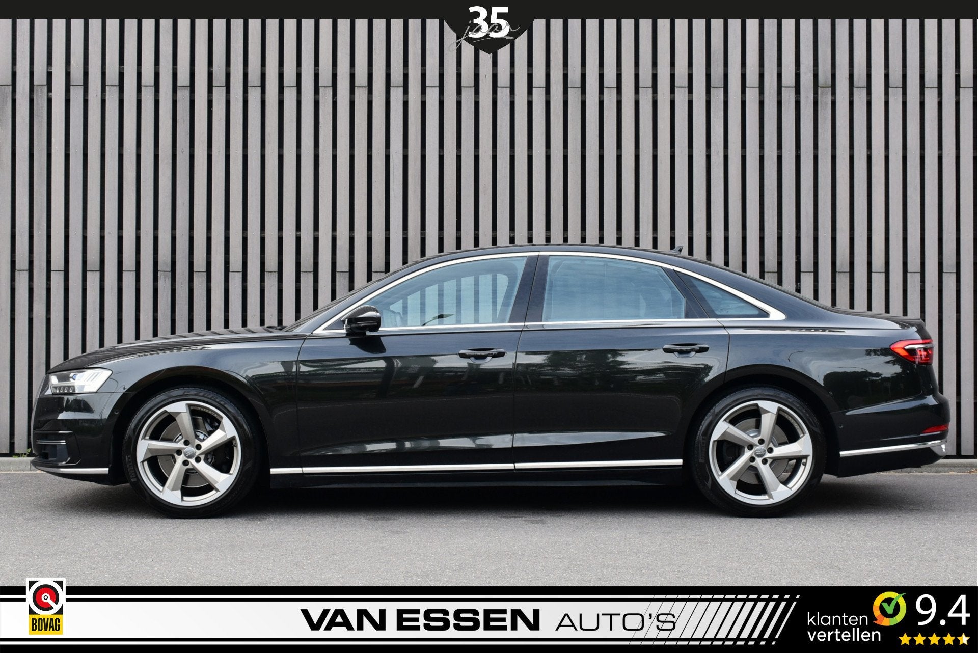 Audi A8 55 TFSI quattro Pro Line Plus 4-Wielsturing ACC Soft, Gebruikt, Euro 6, 2995 cc, Leder