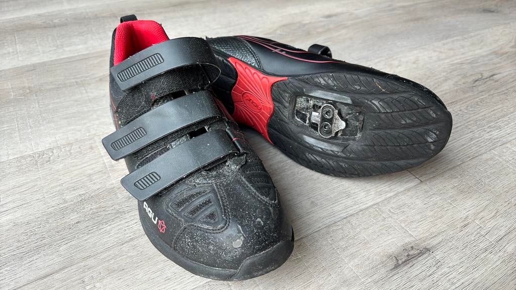 Agu fietsschoenen mt 45 spd, Gebruikt, Heren, Schoenen, Overige maten