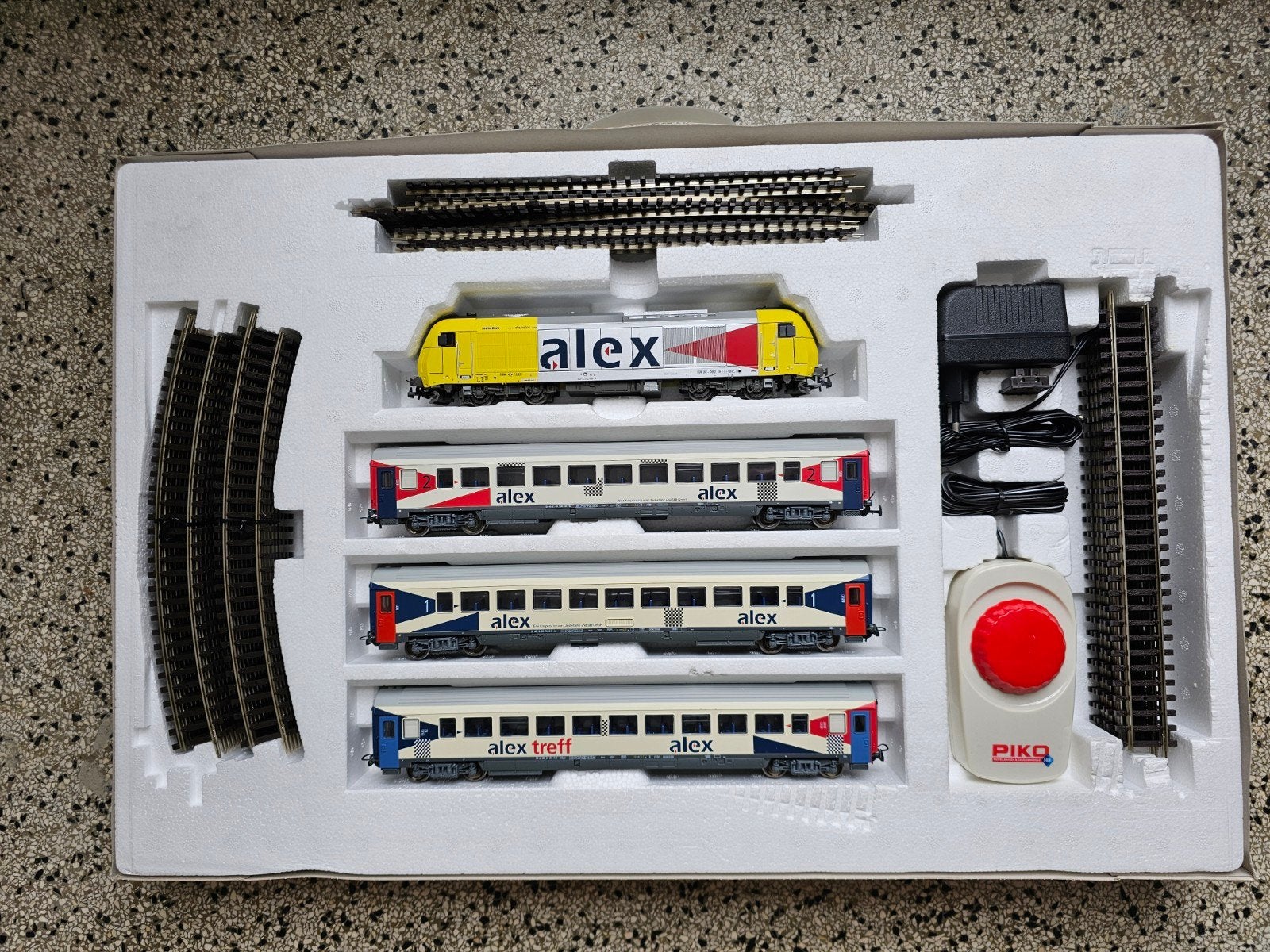 Piko H0 57130 Alex Startset - Nieuw in doos, Treinset, Gelijkstroom, Nieuw, Analoog