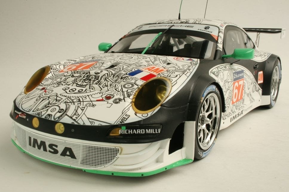 Spark 1/18 Porsche 911(997)RSR - Le Mans 2014, Ophalen of Verzenden, Nieuw, Auto, Overige merken