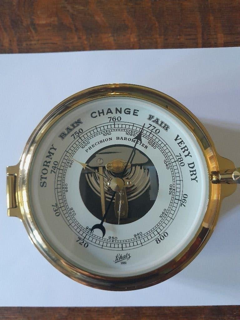 Schatz barometer, Gebruikt, Overige typen, Ophalen of Verzenden, Overige merken