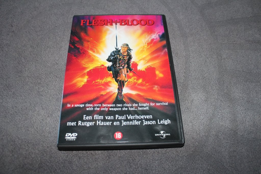 DVD Flesh + Blood, Cd's en Dvd's, Dvd's | Actie, Vanaf 16 jaar, Ophalen of Verzenden, Gebruikt, Actie