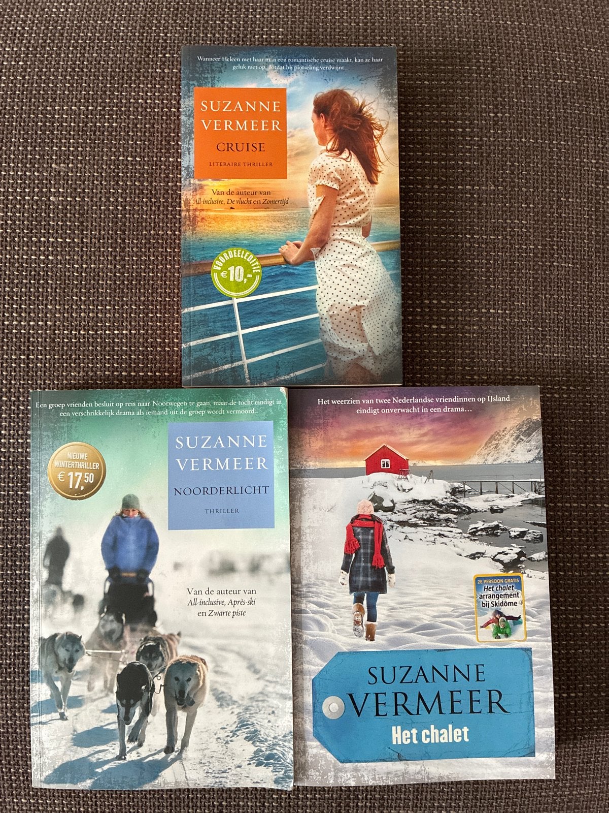Suzanne Vermeer Thriller Boeken - Cruise, Noorderlicht, Het, Ophalen of Verzenden, Gelezen, Nederland
