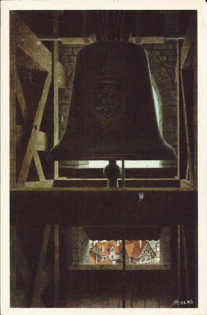 K4206 - Gelopen - kaart De stormklok, Ophalen of Verzenden, 1960 tot 1980, Gelopen